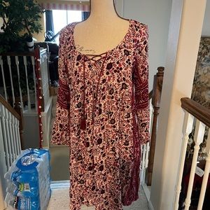 Floral fall dress